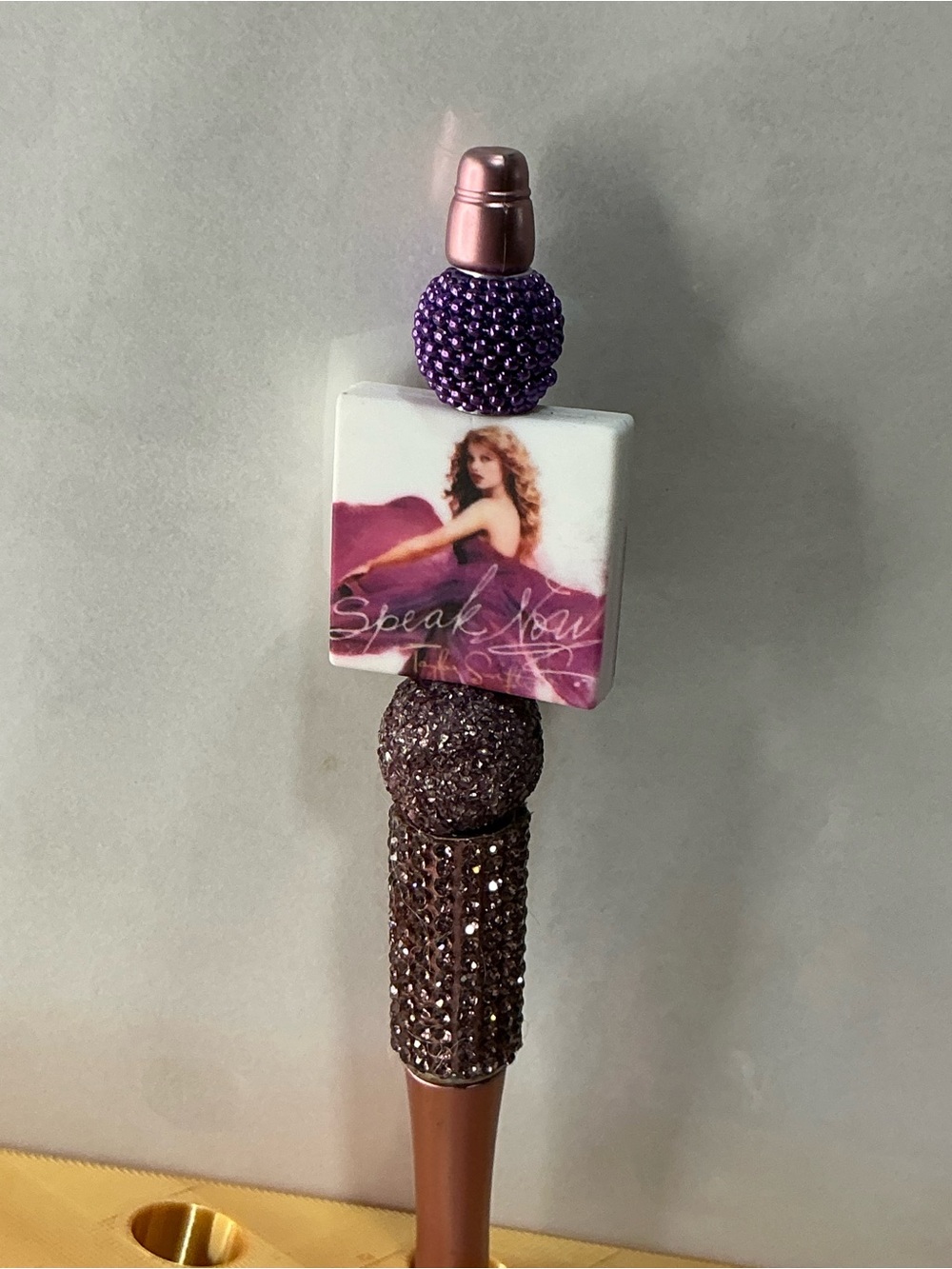Taylor Swift Speak Now Decorative Purple Pen